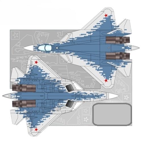 Amazon | DNモデル 72/827-046 1/72 Su-57 フェロン デジタル迷彩
